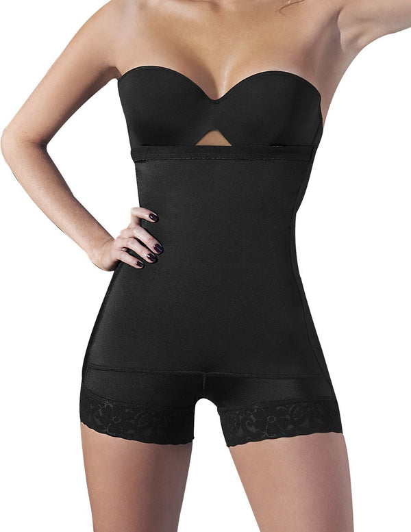 Ann Chery Shapewear 4013 Latex Shirly Strapless Shapewear Color Black