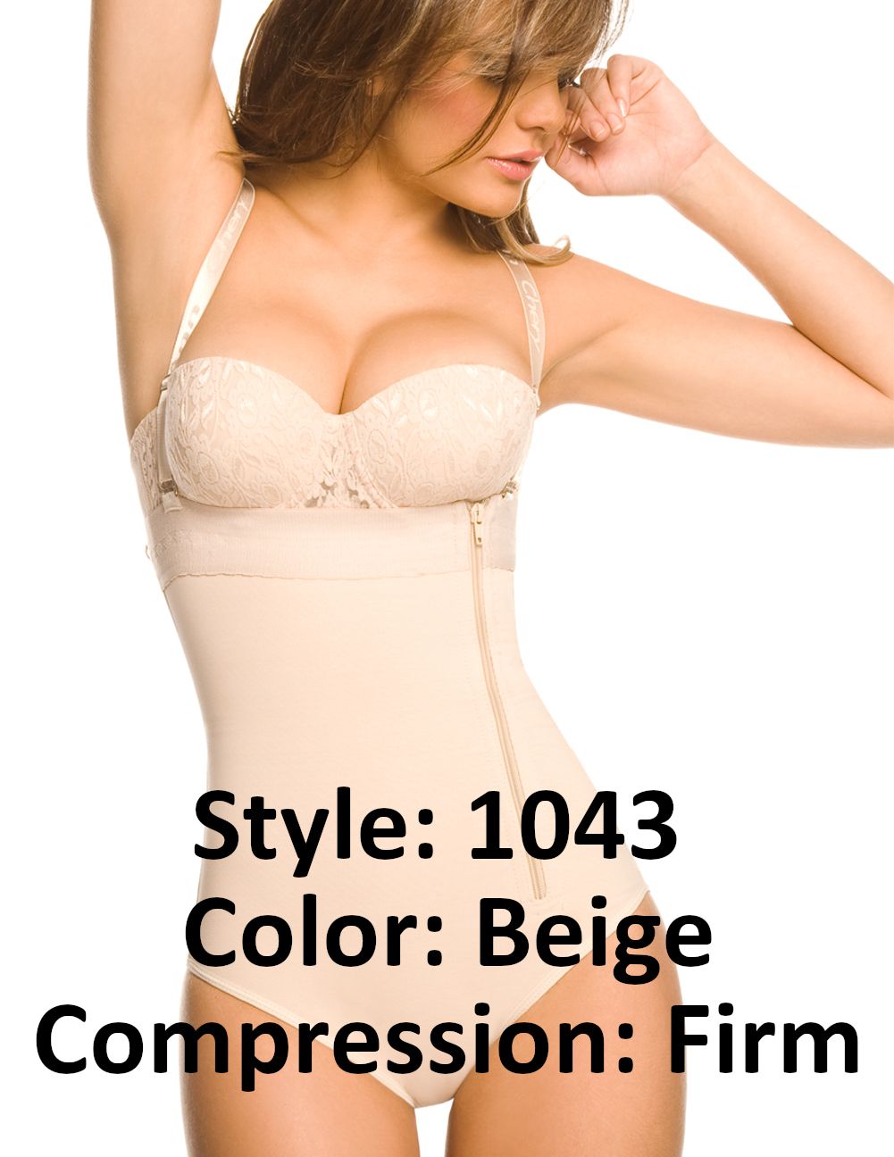 Ann Chery Shapewear 1043 Powernet Body Fiorell Color Beige