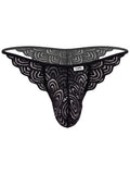 CandyMan 95002 Men's Underwear Seductive Lace Briefs Color Black