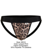 CandyMan Wild 95010 Men's Underwear Microfiber Jockstrap Color Leopard Print