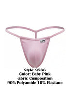CandyMan 9586 Men's Underwear Mini G-String Color Baby Pink