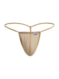 CandyMan 9586 Men's Underwear Mini G-String Color Mocca Mesh