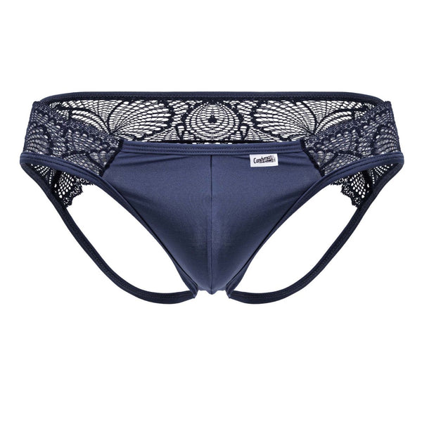 CandyMan 99312 Lace Jockstrap Color Navy