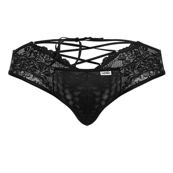 CandyMan 99784 Lace Thongs Color Black