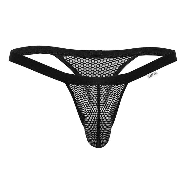 CandyMan 99801 Mesh Thongs Color Black