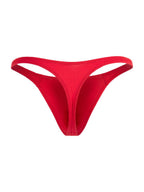 CandyMan 99930 Men's Underwear Sleek Low Rise Thong Color Red