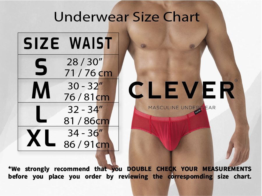 Clever Moda Men's Underwear 2062 Diamond Briefs Color Silver