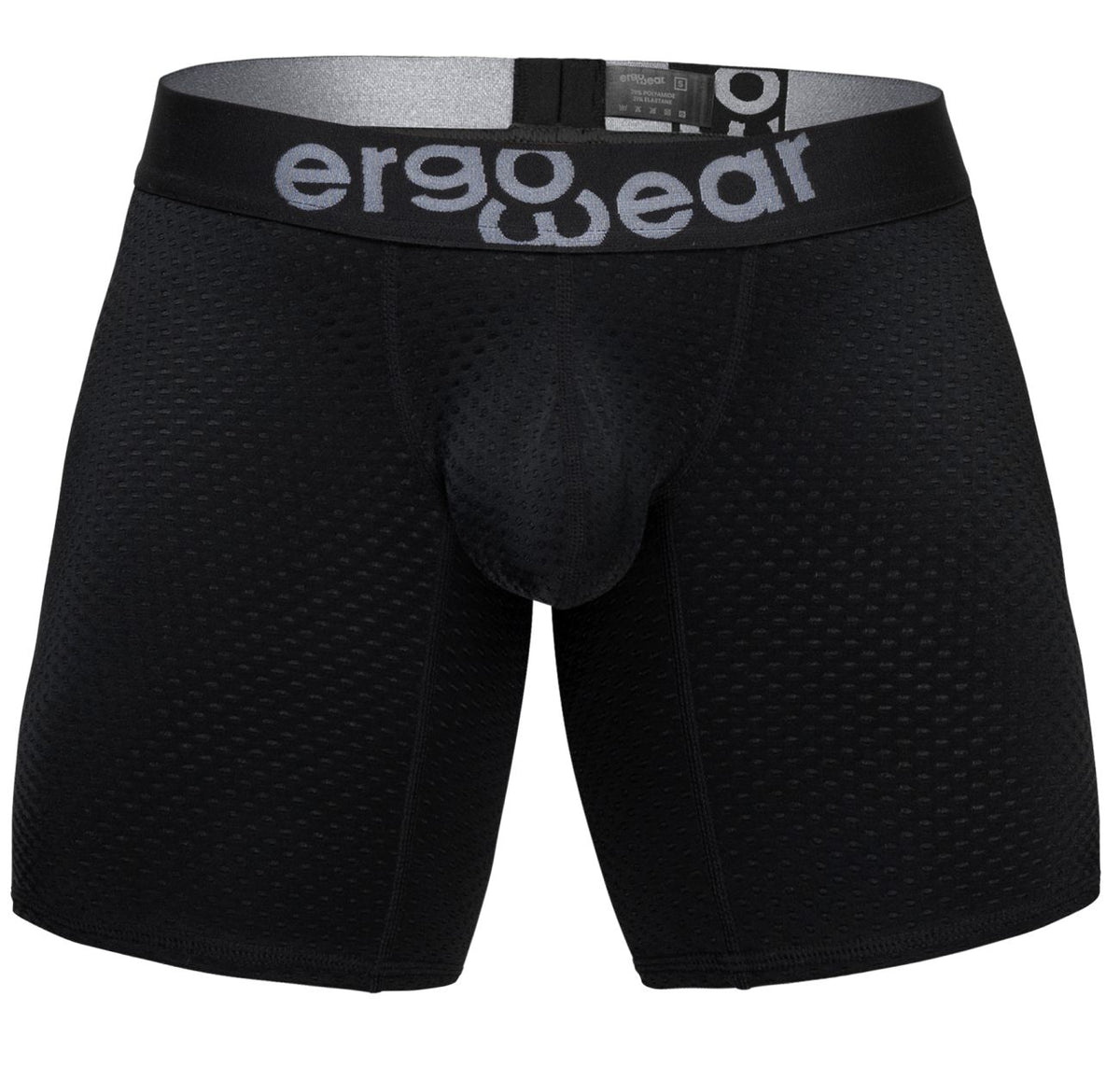ErgoWear Men's Underwear EW1690 MAX FLOW Boxer Briefs Color Black