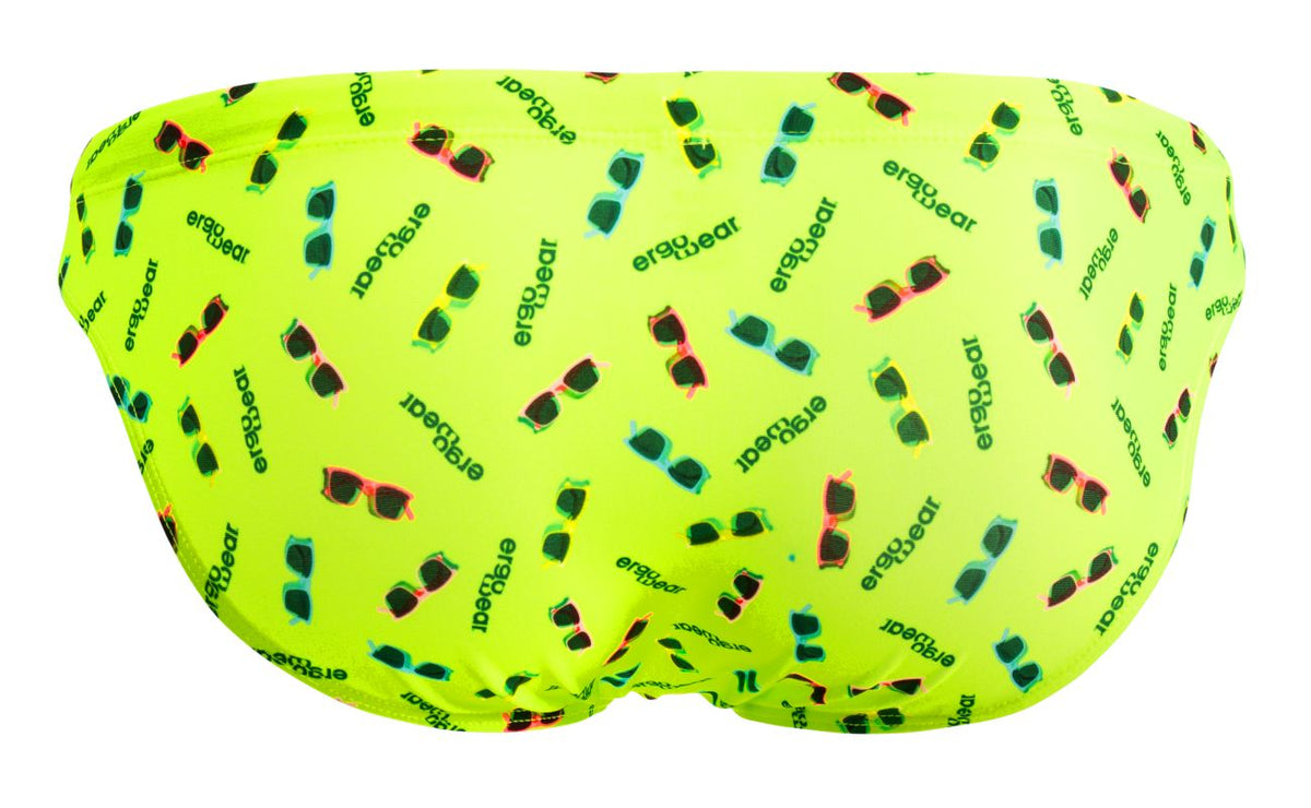 ErgoWear Men's active and swimwear EW1765 X4D SW Swim Briefs Color Bright Yellow