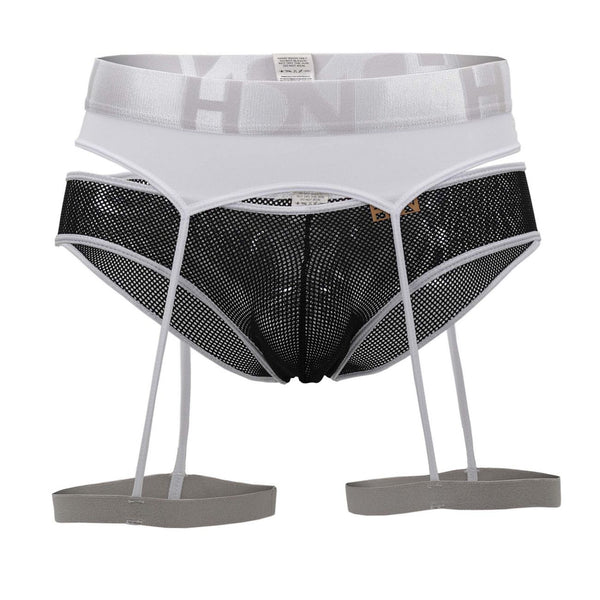 Hidden 953 Garterbelt Briefs Color White