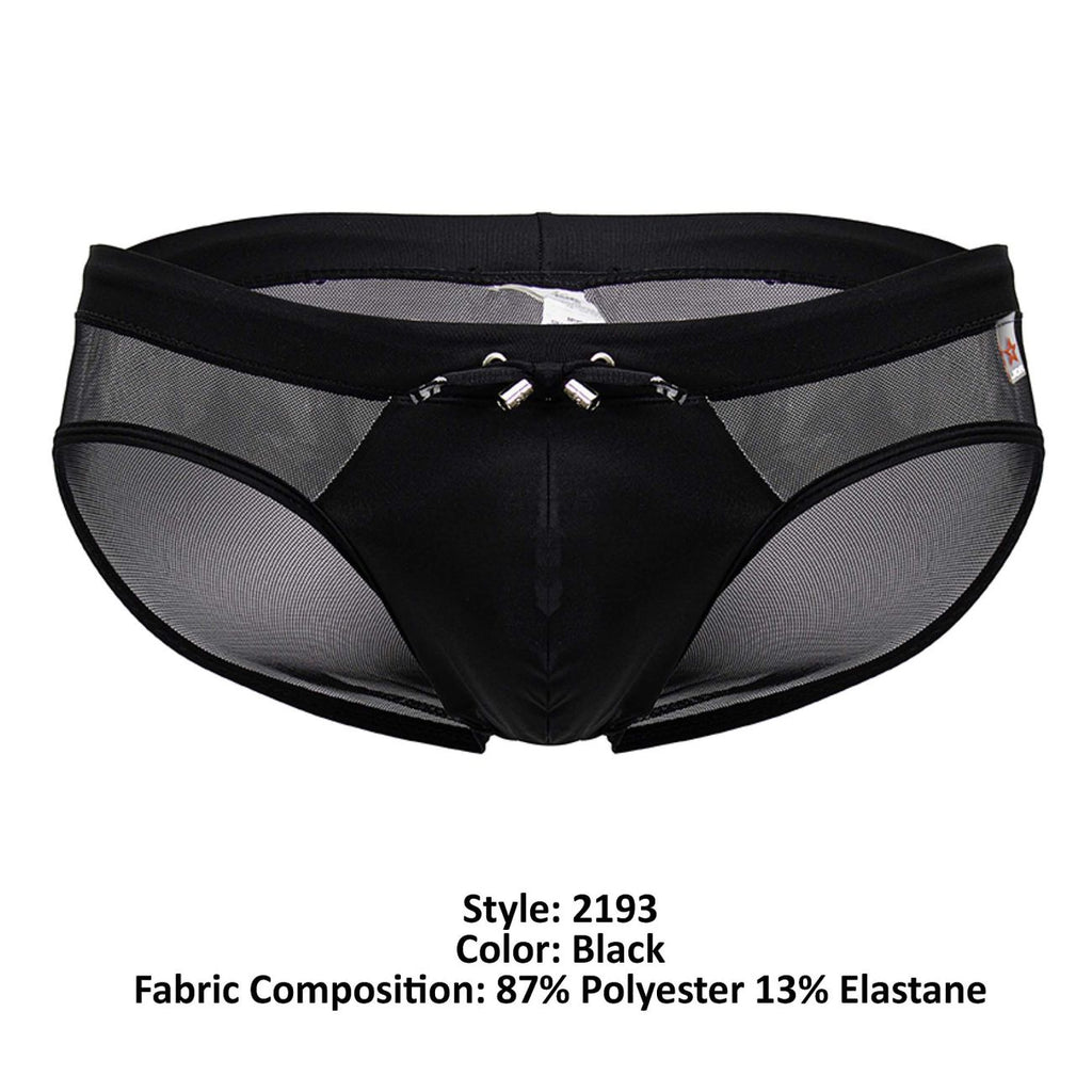 JOR Men's active and swimwear 2193 Mystic Swim Briefs Color Black