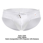 JOR Men's active and swimwear 2193 Mystic Swim Briefs Color White