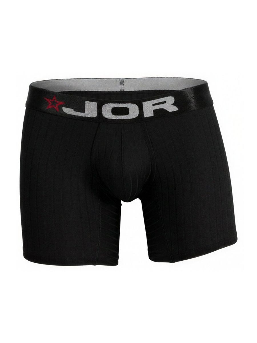 JOR Men's Underwear 2329 Cronos Boxer Briefs Color Black