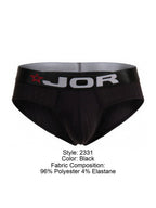 JOR Men's Underwear 2331 Cronos Briefs Color Black