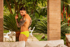 JOR Men's Underwear 2353 Origin Bikini Color Neon Green