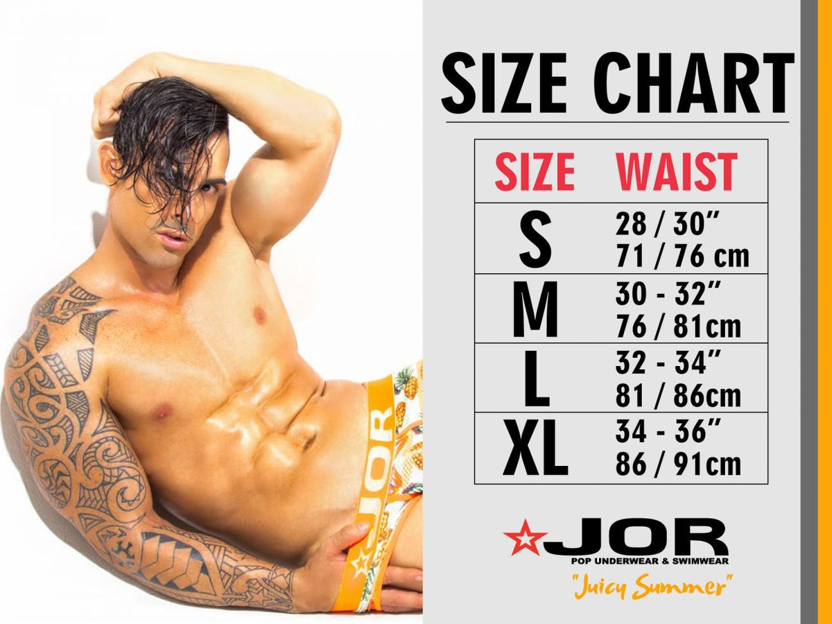 JOR Men's Underwear 2389 Travel Swim Thongs Color Candy