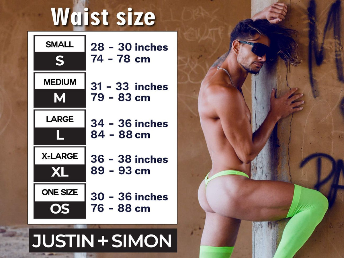 JUSTIN+SIMON Men's Underwear XSJBU02 Bulge Thongs Color Pride Flag
