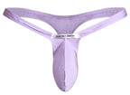 JUSTIN+SIMON Men's Underwear XSJBU02 Bulge Thongs Color Lilac