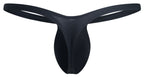 JUSTIN+SIMON Men's Underwear XSJBU02 Bulge Thongs Color Peach Black