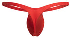 JUSTIN+SIMON Men's Underwear XSJBU02 Bulge Thongs Color Peach Red