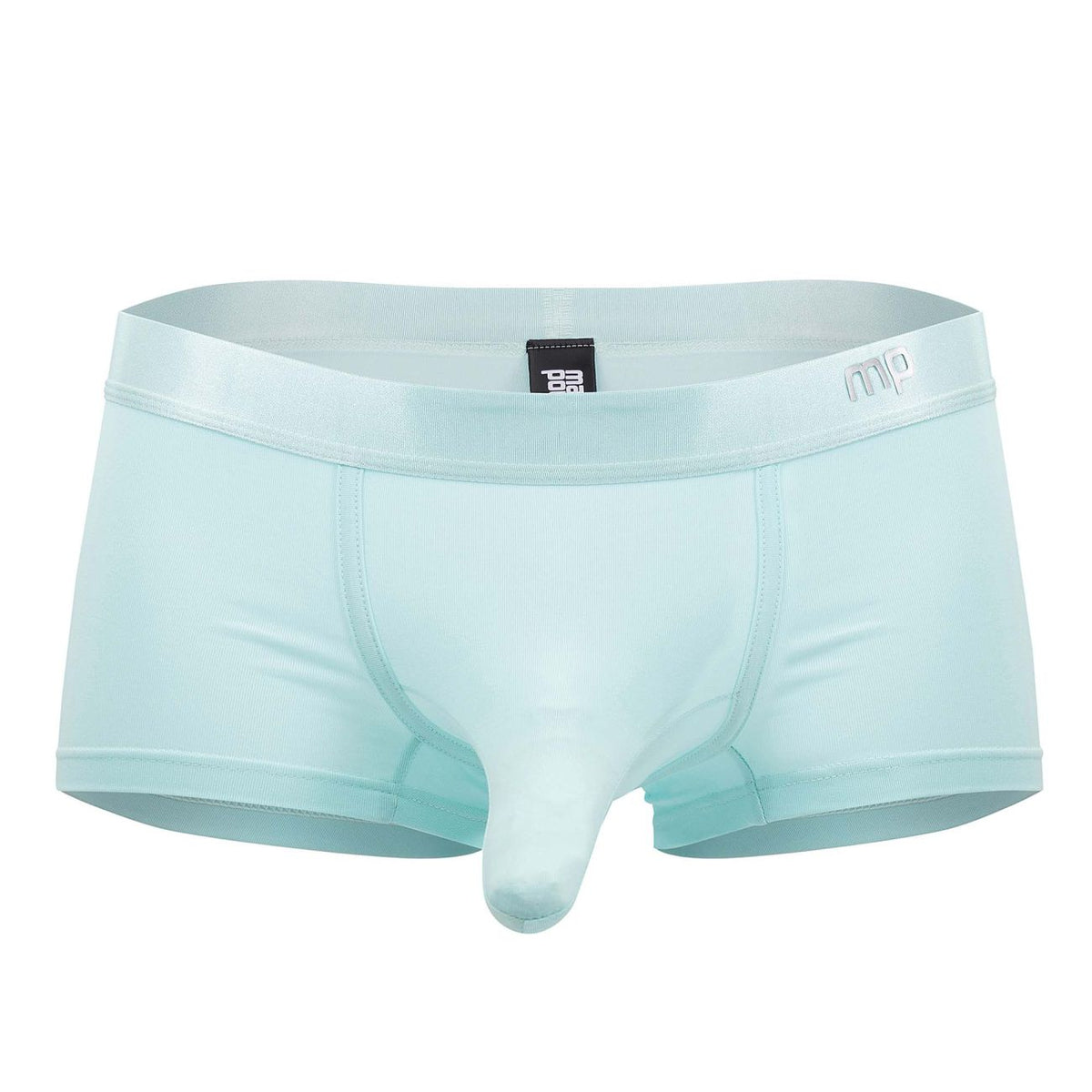 Male Power Men's Underwear 129-281 Easy Breezy Mini Short with Sleeve Color Aqua