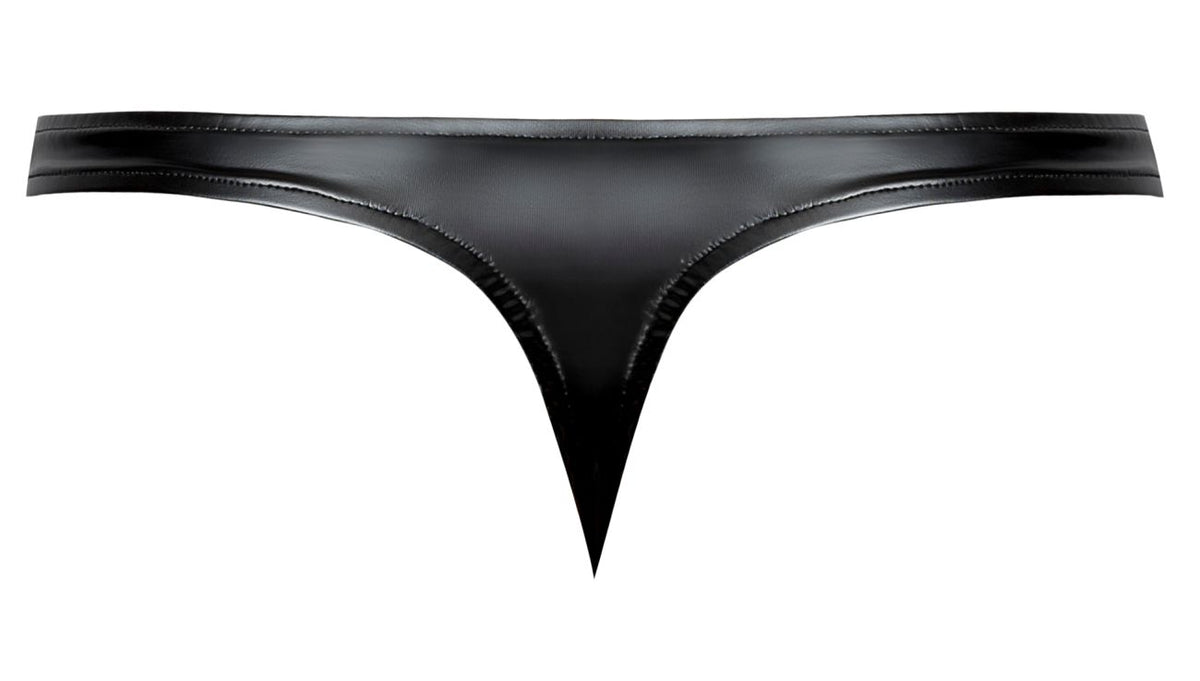 Male Power Men's Underwear 442-301 Liquid Onyx 2.0 Bong Thong Color Black