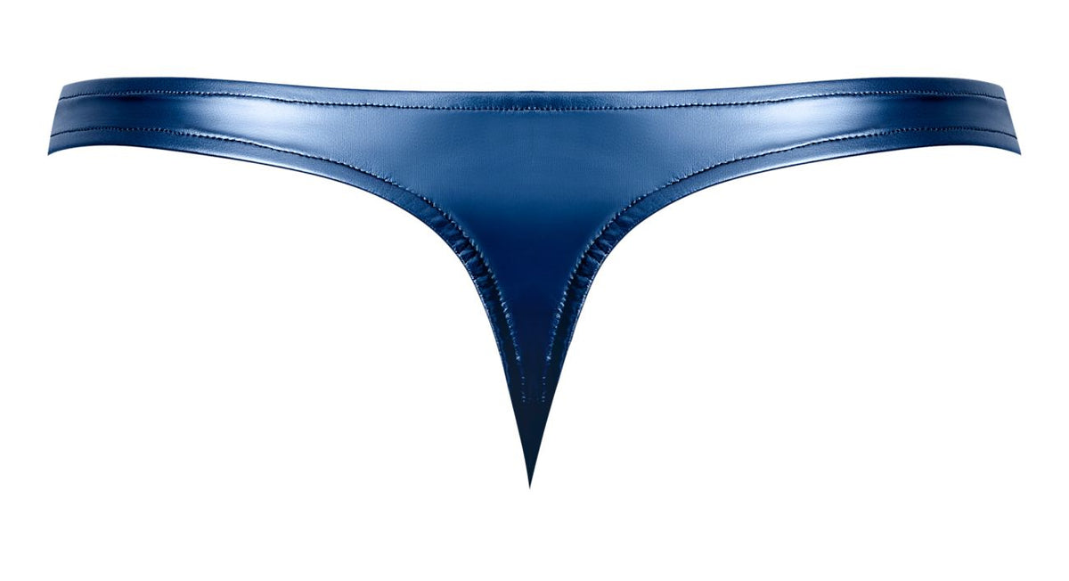 Male Power Men's Underwear 442-301 Liquid Onyx 2.0 Bong Thong Color Blue