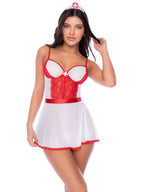 Mapale Women's Lingerie 60083 Nurse bedroom Costume Outfit Color As Shown