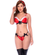 Mapale Women's Lingerie 60091 Mrs Claus bedroom Costume Outfit Color As Shown