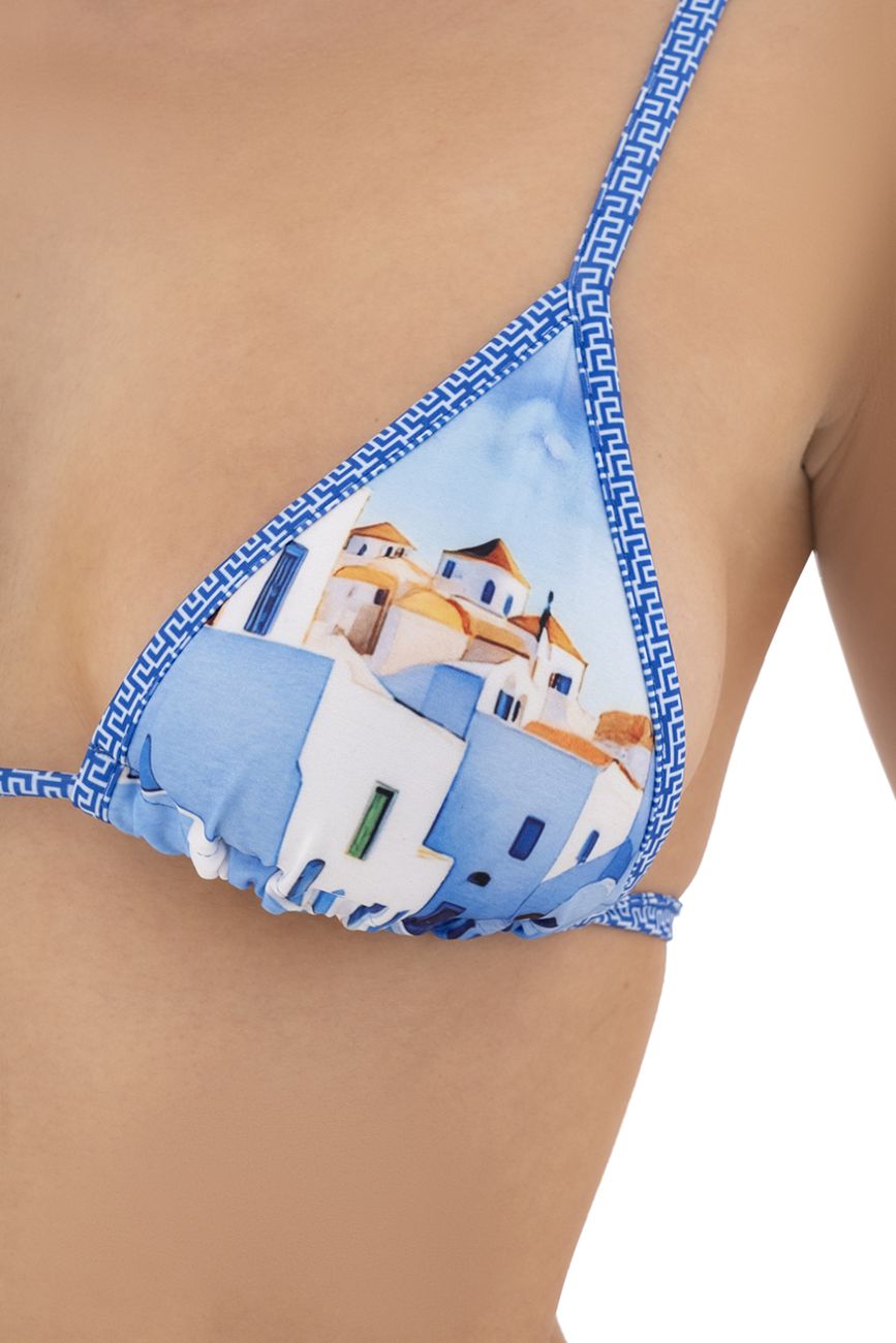 Mapale Women's Swimwear 67177 Two Piece Swimsuit Color Santorini Blue