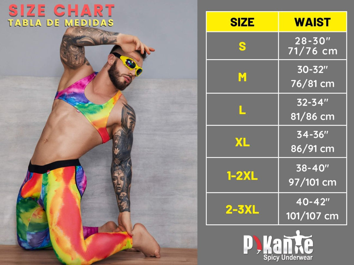 Pikante Men's Underwear PIK 2123 Gold Cup Thongs Color Black