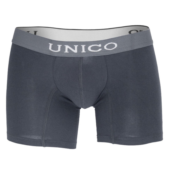 Unico 1200090196 (9612010020596) Boxer Briefs Asfalto Cotton Color Gray