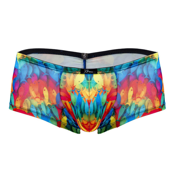 Xtremen 91147 Printed Microfiber Trunks Color Rainbow Fish