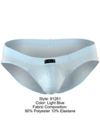 Xtremen 91261 Men's Underwear Microfiber Sleek Fit Briefs Color Light Blue
