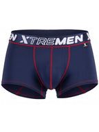 Xtremen 91265 Men's Underwear Sleek Microfiber Stretch Trunks Color Dark Blue