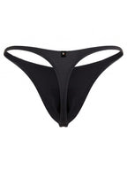 Xtremen 91266 Men's Underwear Sleek Microfiber Thongs Color Black