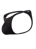 Xtremen 91266 Men's Underwear Sleek Microfiber Thongs Color Black