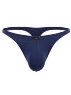 Xtremen 91266 Men's Underwear Sleek Microfiber Thongs Color Dark Blue