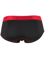 Xtremen 91273 Men's Underwear Sleek Athletic Microfiber Briefs Color Black