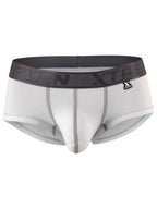 Xtremen 91273 Men's Underwear Sleek Athletic Microfiber Briefs Color White