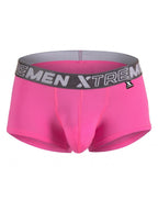Xtremen 91274 Men's Underwear Microfiber Trunks for Daily Support Color Fuchsia