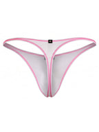 Xtremen 91275 Men's Underwear Sleek Microfiber Thongs Color White