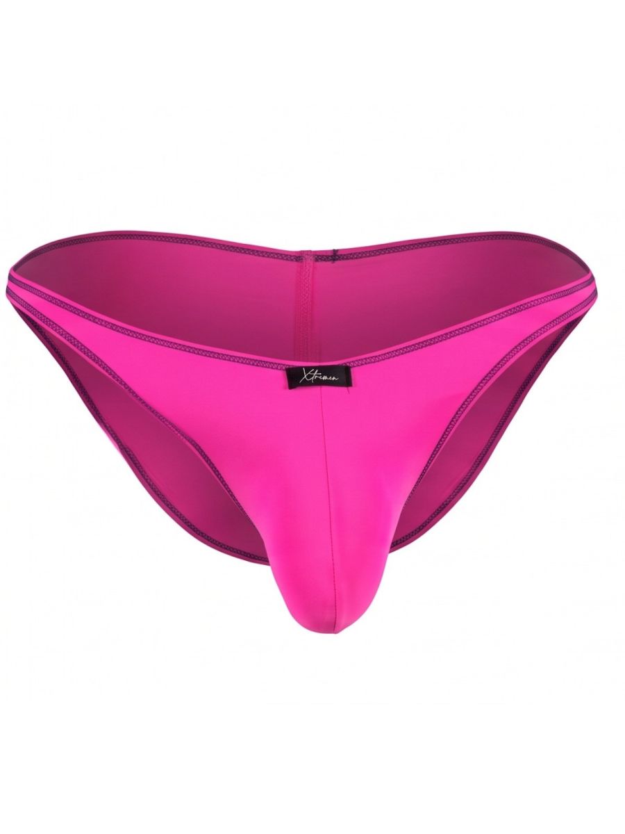 Xtremen 91276 Men's Underwear Sleek Microfiber Bikini Color Fuchsia