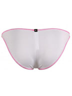 Xtremen 91276 Men's Underwear Sleek Microfiber Bikini Color White