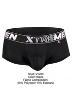 Xtremen 91280 Men's Underwear Sleek Microfiber Briefs Color Black