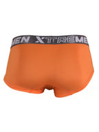 Xtremen 91280 Men's Underwear Sleek Microfiber Briefs Color Orange