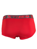 Xtremen 91280 Men's Underwear Sleek Microfiber Briefs Color Red