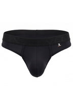 Xtremen 91281 Men's Underwear Sleek Microfiber Thongs Color Black