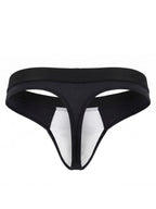 Xtremen 91281 Men's Underwear Sleek Microfiber Thongs Color Black