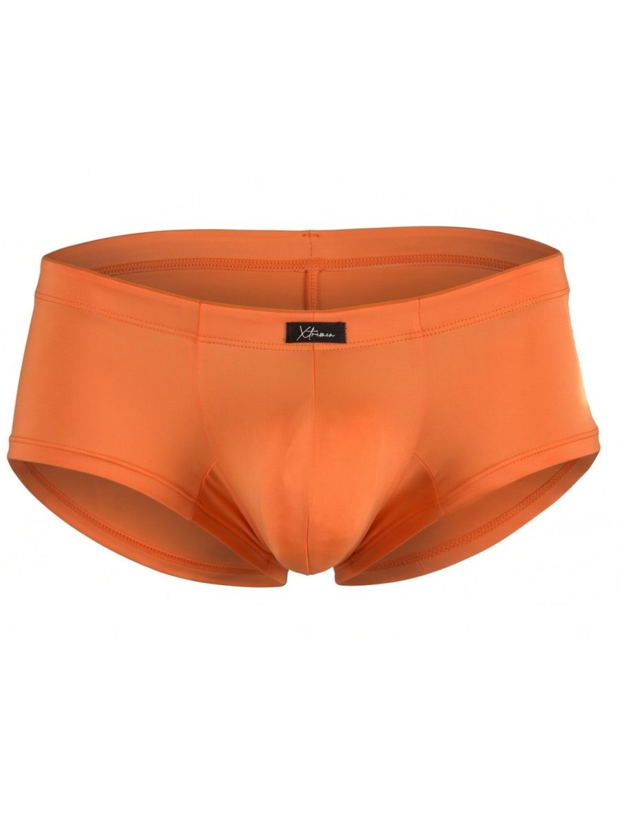 Xtremen 91282 Men's Underwear Sleek Microfiber Briefs Color Orange